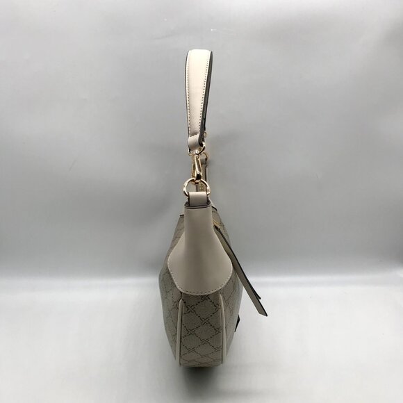 Nine West Beige Logo Milk Byron Hobo Bag - Picture 4 of 11
